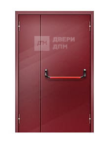 Глухая ДПМ-02 EIS противопожарная дверь полуторная с антипаникой