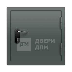 Огнестойкий двери с замком и ручкой (надежные, 2 мм стали) ЛПМ-100